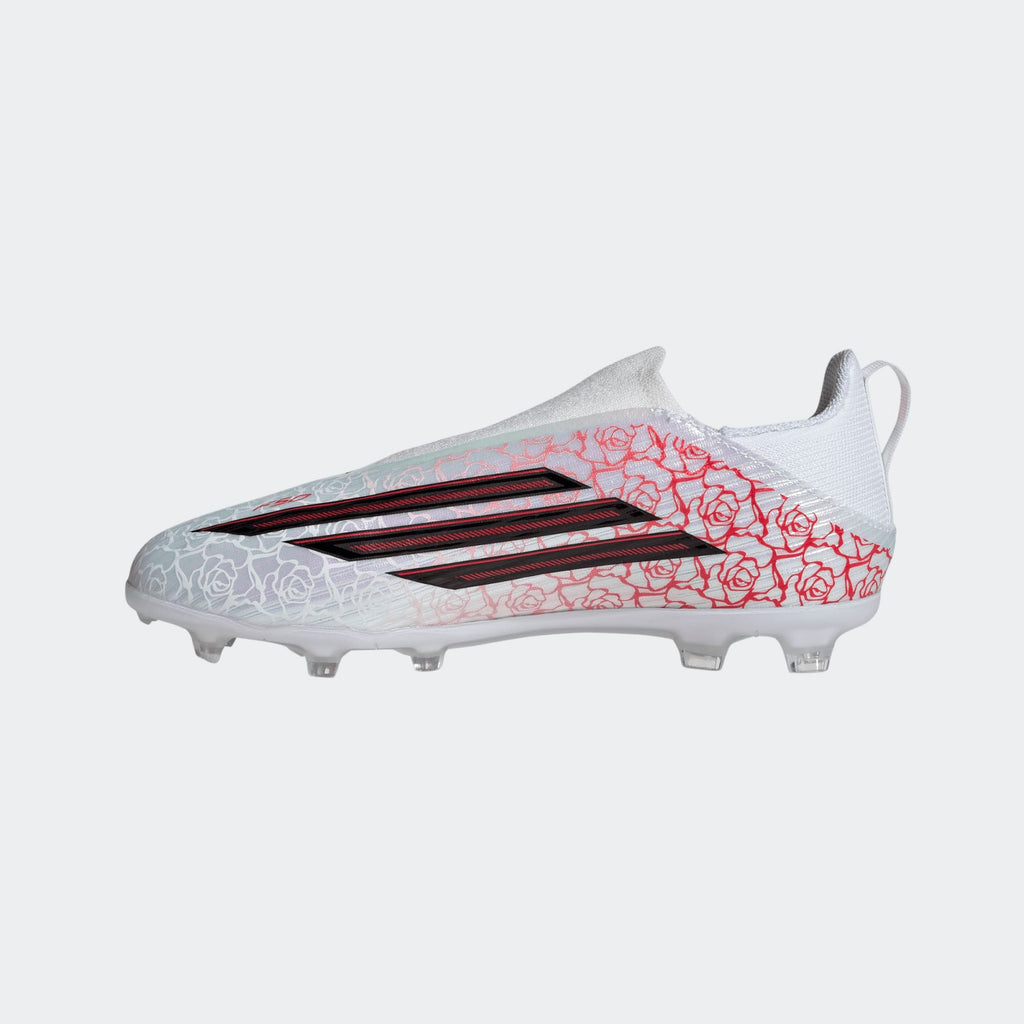 adidas F50 League Lamine Yamal Laceless Firm Ground Football Boots Kids - KJ3780-ADIDAS by adidas | Available at Niky's Sports