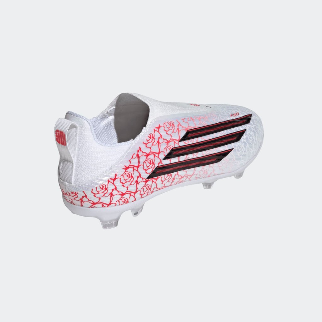 adidas F50 League Lamine Yamal Laceless Firm Ground Football Boots Kids - KJ3780-ADIDAS by adidas | Available at Niky's Sports