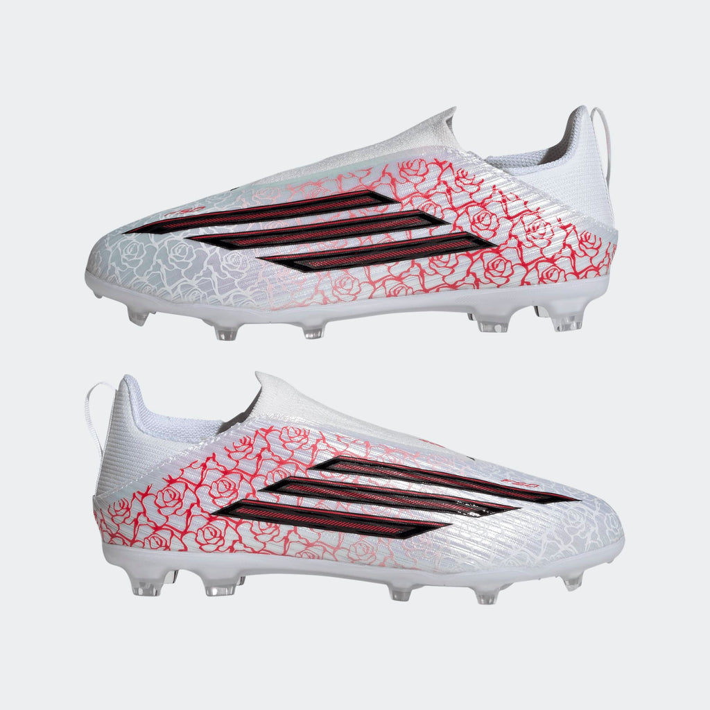 adidas F50 League Lamine Yamal Laceless Firm Ground Football Boots Kids - KJ3780-ADIDAS by adidas | Available at Niky's Sports