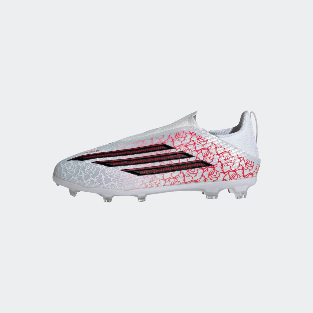 adidas F50 League Lamine Yamal Laceless Firm Ground Football Boots Kids - KJ3780-ADIDAS by adidas | Available at Niky's Sports