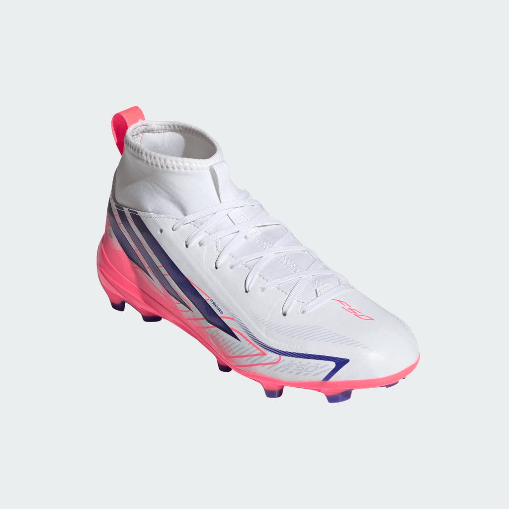 adidas F50 Hyperfast League Mid Firm Ground Football Boots Kids - KK1316 by adidas | Available at Niky's Sports