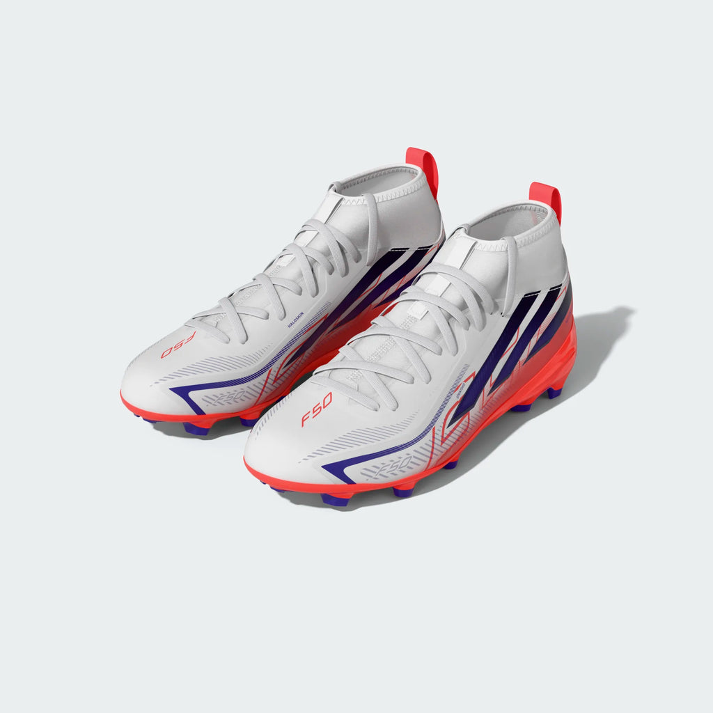 adidas F50 Hyperfast League Mid Firm Ground Football Boots Kids - KK1316 by adidas | Available at Niky's Sports