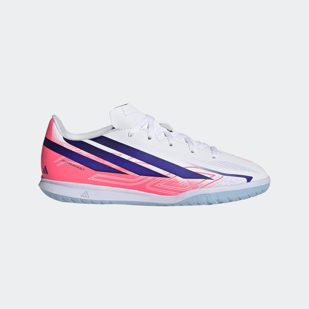 adidas F50 Hyperfast Club Indoor SOCCER SHOES Kids - KK1341-ADIDAS by adidas | Available at Niky's Sports