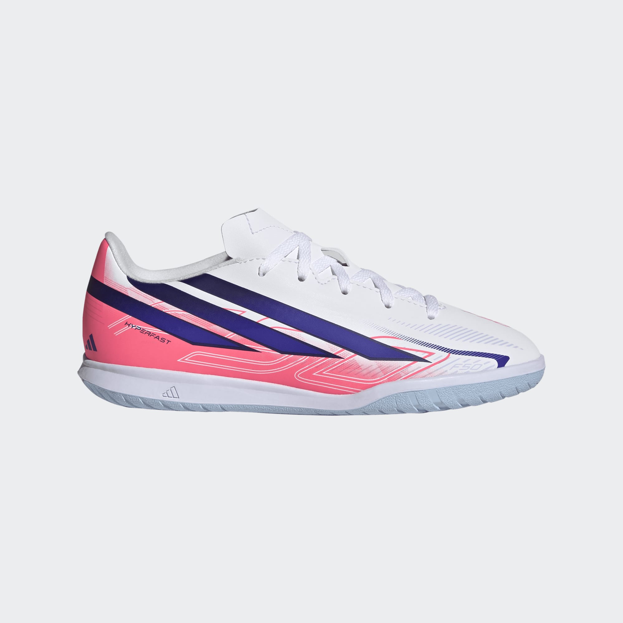 adidas F50 Hyperfast Club Indoor SOCCER SHOES Kids - KK1341-ADIDAS by adidas | Available at Niky's Sports