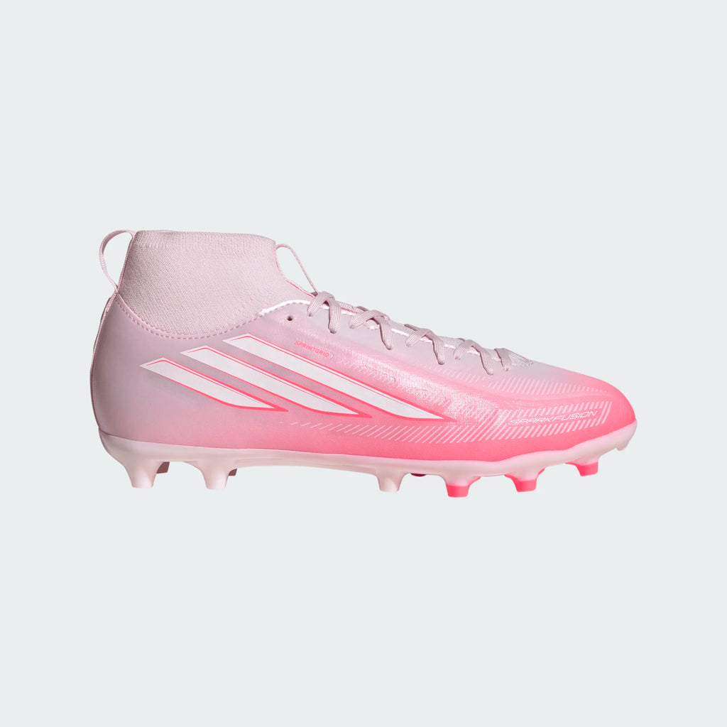 ADIDAS F50 Sparkfusion League Mid Cut Firm Ground / Artificial Grass Football Boots Kids - KK1357 by Adidas | Available at Niky's Sports