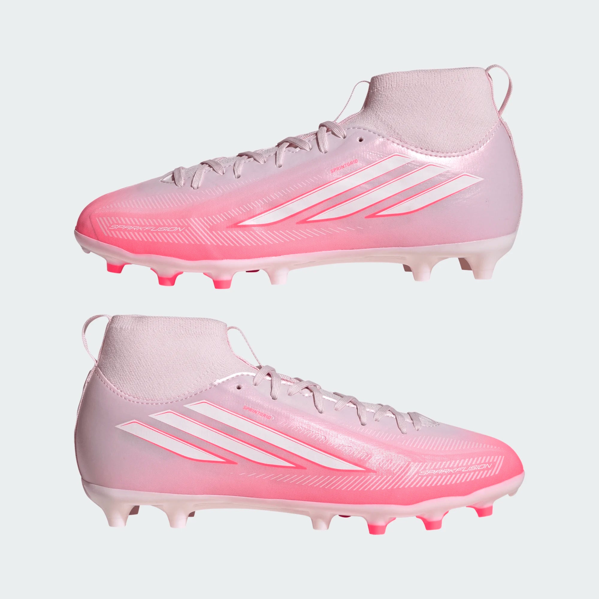 ADIDAS F50 Sparkfusion League Mid Cut Firm Ground / Artificial Grass Football Boots Kids - KK1357 by Adidas | Available at Niky's Sports