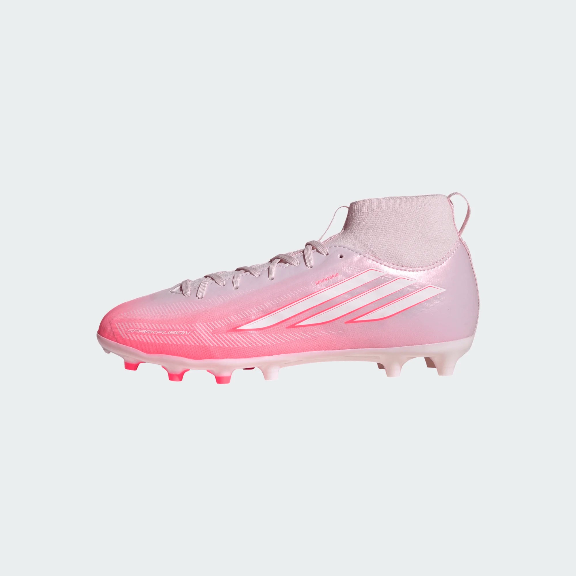 ADIDAS F50 Sparkfusion League Mid Cut Firm Ground / Artificial Grass Football Boots Kids - KK1357 by Adidas | Available at Niky's Sports