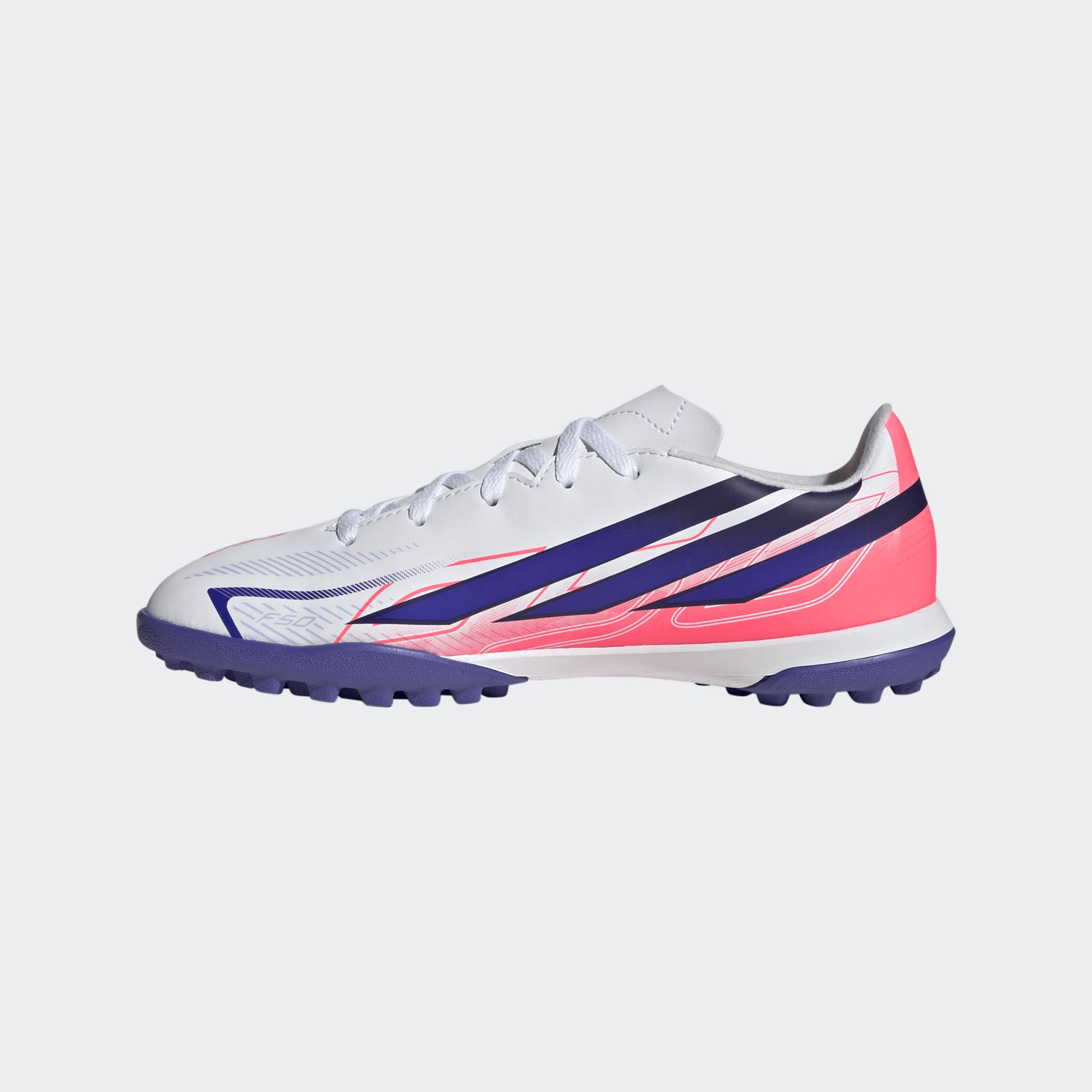 adidas F50 Hyperfast Club TURF SOCCER SHOES Kids - KK1368-ADIDAS by adidas | Available at Niky's Sports