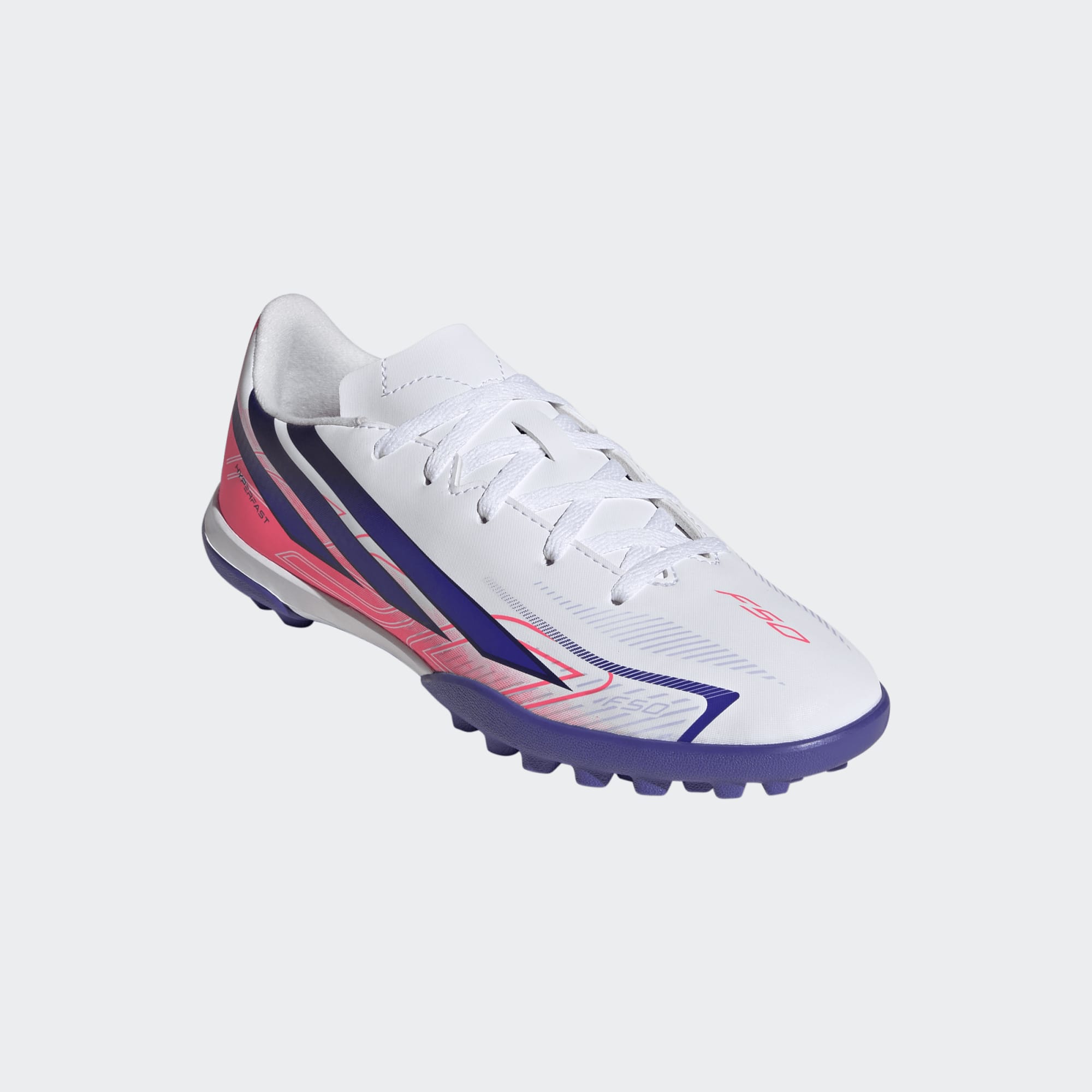 adidas F50 Hyperfast Club TURF SOCCER SHOES Kids - KK1368-ADIDAS by adidas | Available at Niky's Sports