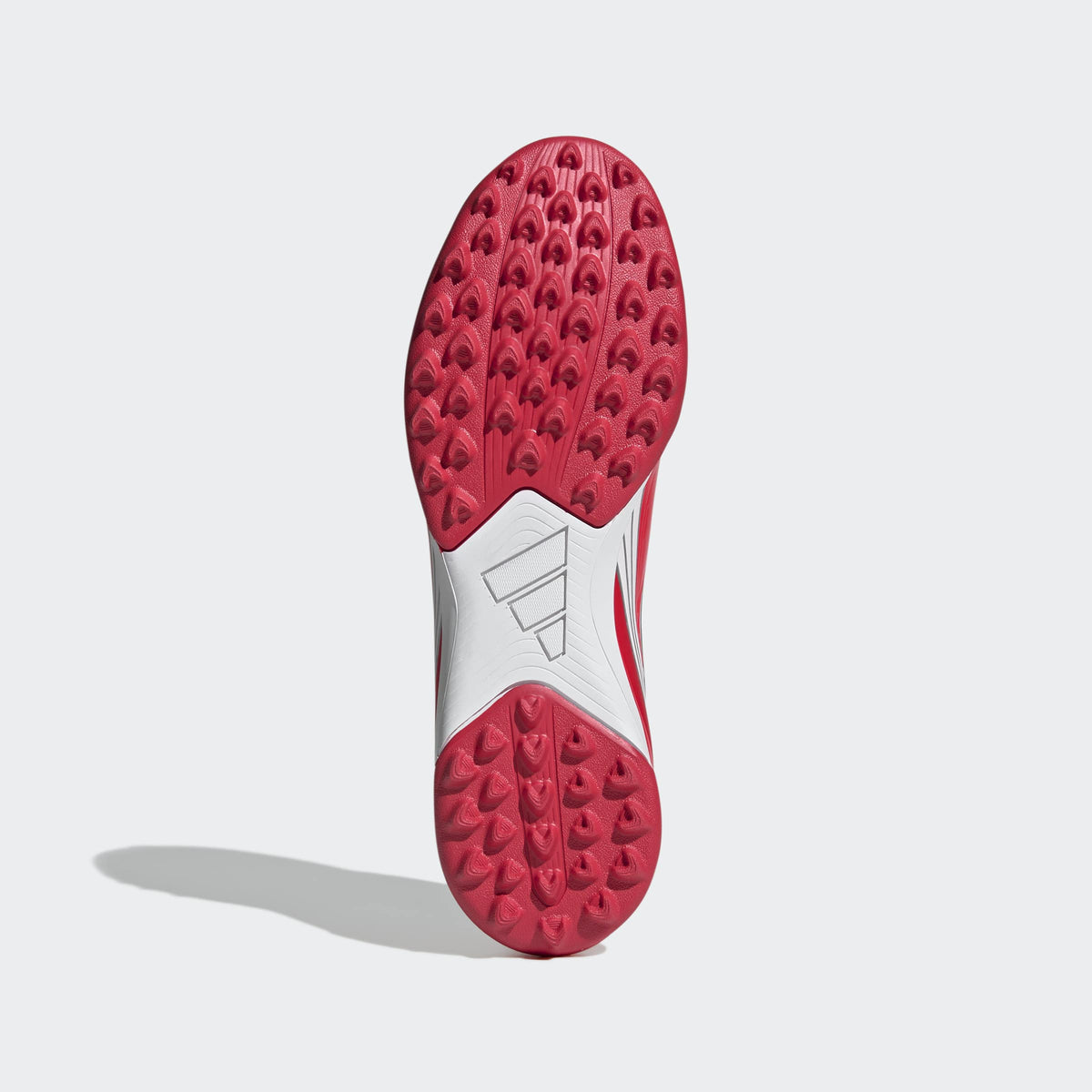 adidas F50 Messi Club Turf Soccer Shoes in Lucid Red, Core Black and Pure Ruby