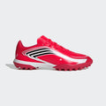 adidas F50 Messi Club Turf Kids Soccer Shoes - Lucid Red/Core Black/Pure Ruby, side view