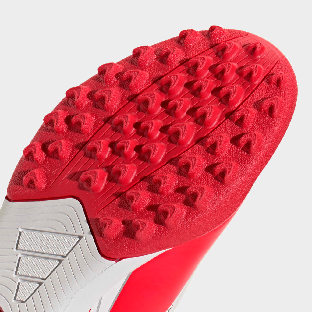 adidas F50 Messi Club Turf Kids Soccer Shoes - Lucid Red/Core Black/Pure Ruby