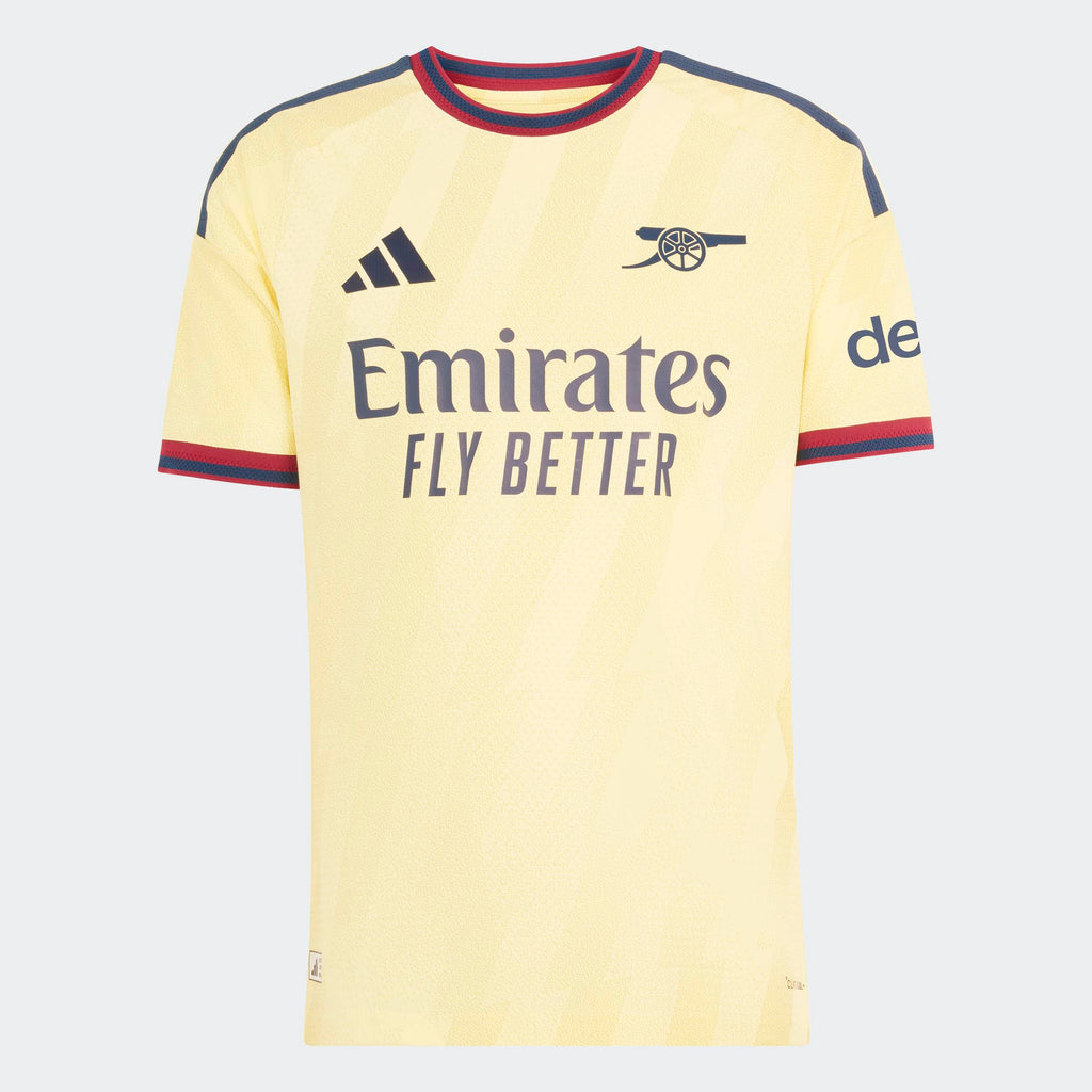 adidas Arsenal FC 26/27 Third Authentic Jersey in Almost Yellow – Photography Front Center View