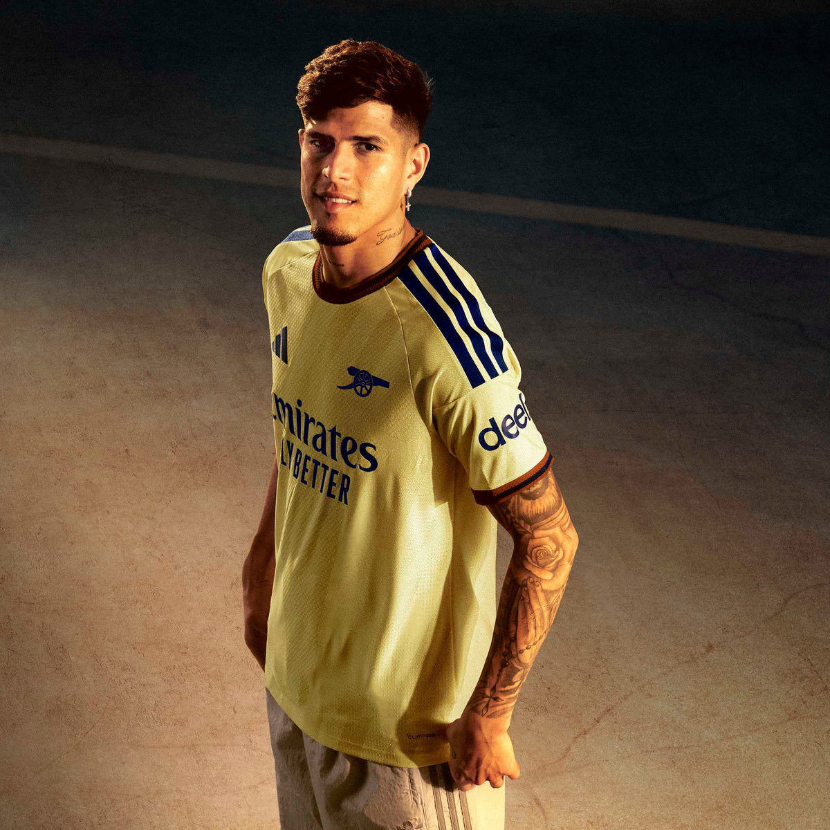 adidas Arsenal FC 26/27 Third Authentic Jersey in Almost Yellow – Photography HeroMrktng View 1