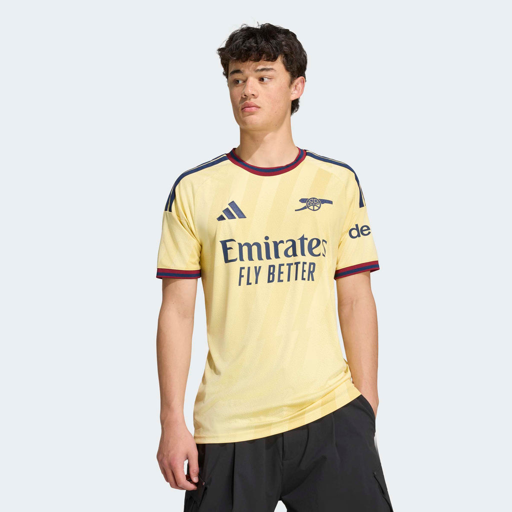 adidas Arsenal FC 26/27 Third Jersey in Almost Yellow – On Model Standard View