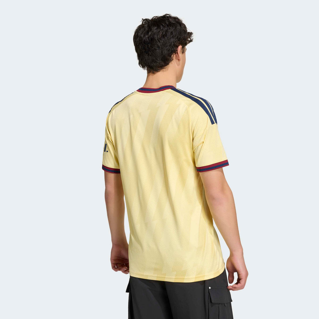 adidas Arsenal FC 26/27 Third Jersey in Almost Yellow – On Model Back View