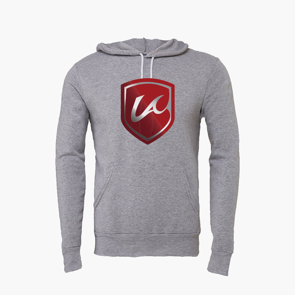 Adult LA Breakers FC Sponge Fleece Hoodie Unisex Gray - LAB-3719GREY-BELLA CANVAS by Bella Canvas | Available at Niky's Sports