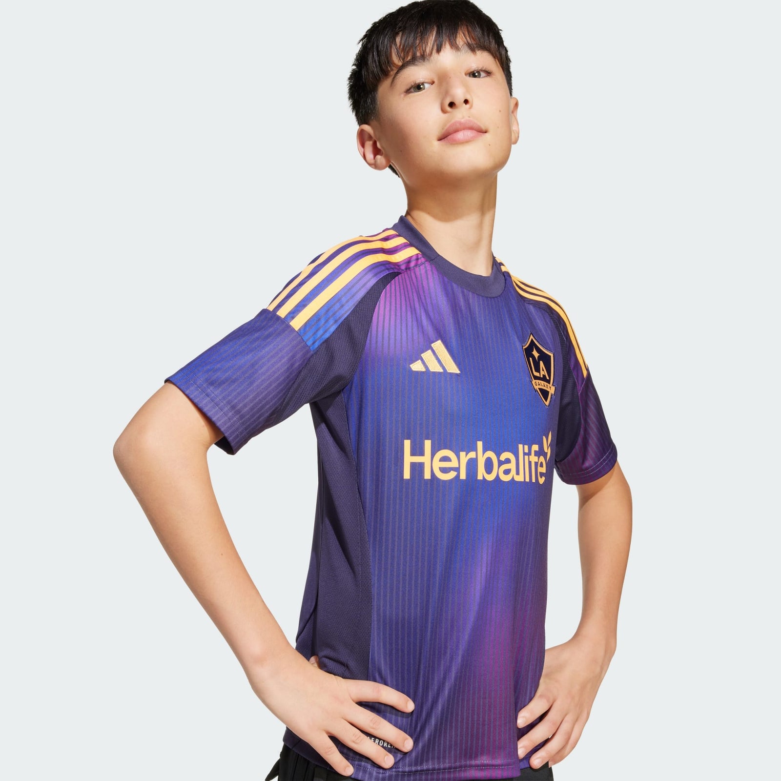 adidas LA Galaxy 25/26 Away Jersey Kids - IV9855-ADIDAS by adidas | Available at Niky's Sports