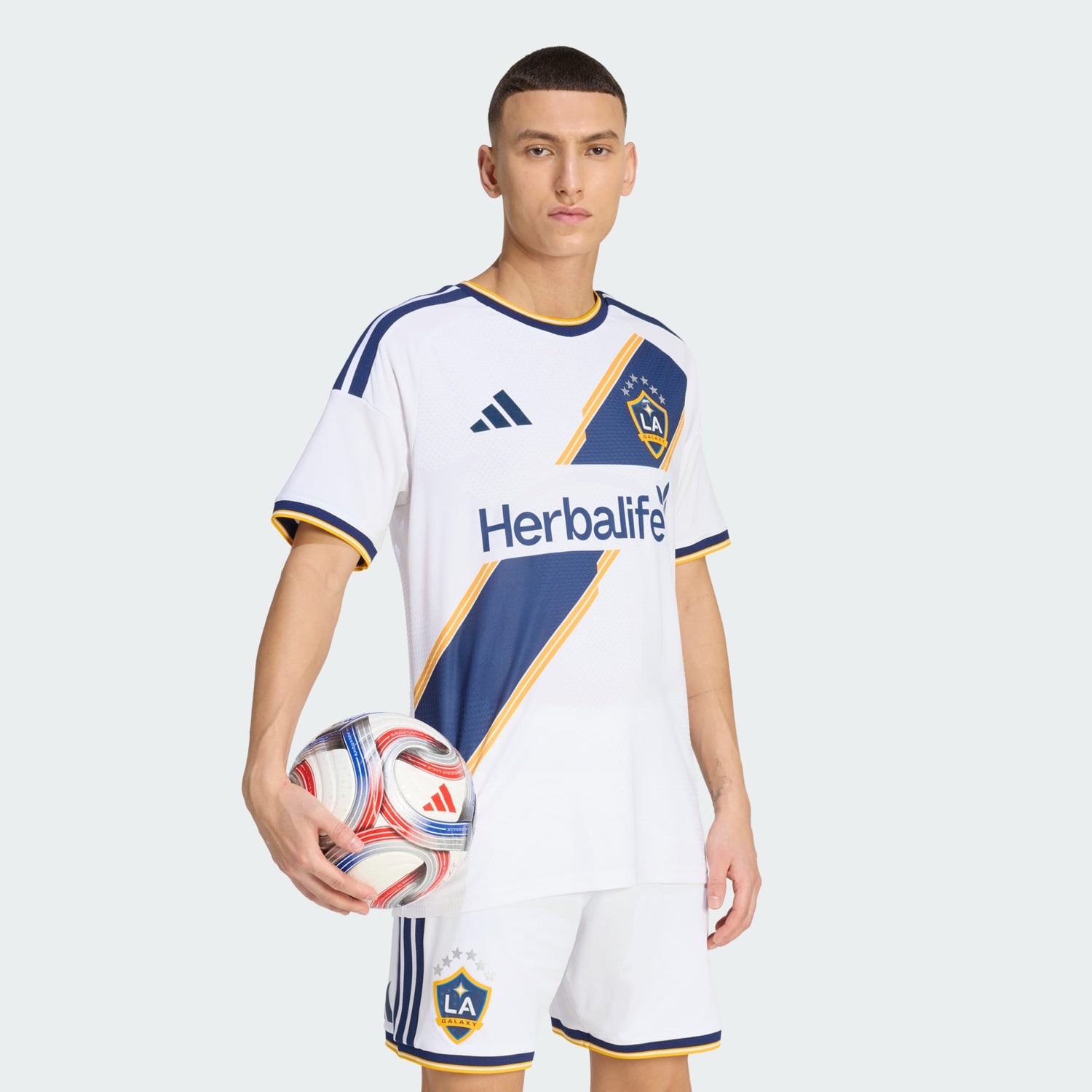 adidas LA Galaxy 26/27 Home Men's Authentic SoccerJersey - JL6819-ADIDAS by adidas | Available at Niky's Sports