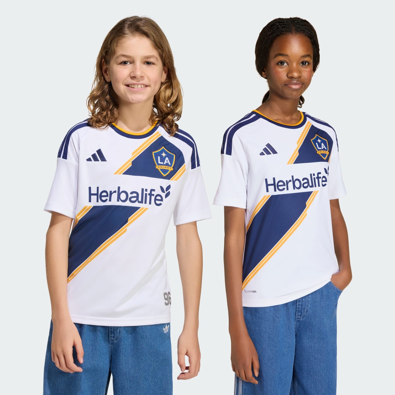 adidas LA Galaxy 26/27 Home Youth Stadium SoccerJersey - JL6812-ADIDAS by adidas | Available at Niky's Sports