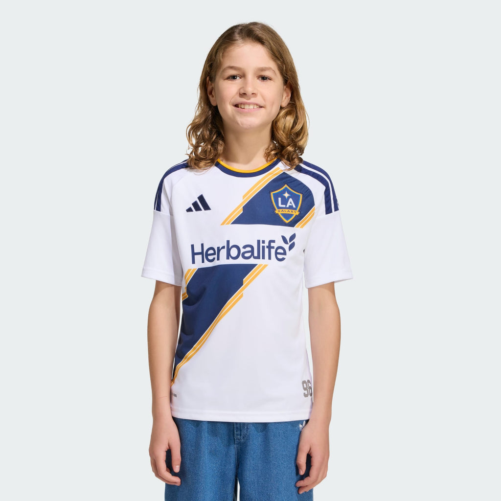 adidas LA Galaxy 26/27 Home Youth Stadium SoccerJersey - JL6812-ADIDAS by adidas | Available at Niky's Sports