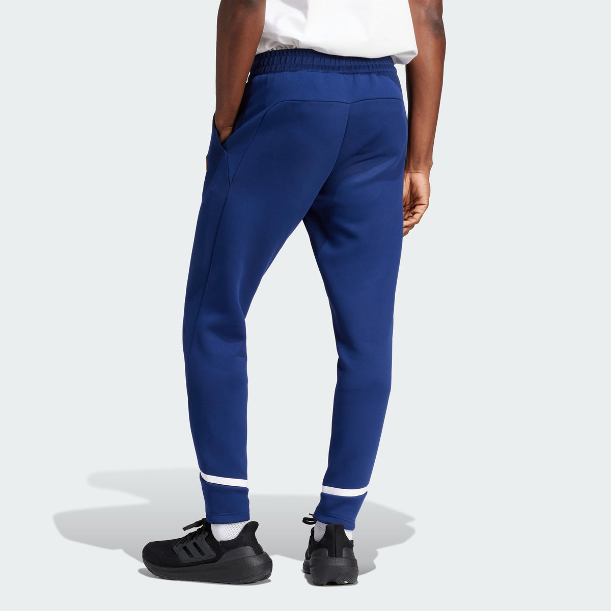 adidas LA GALAXY DESIGNED FOR GAMEDAY TRAVEL PANTS - IQ0713-ADIDAS by adidas | Available at Niky's Sports