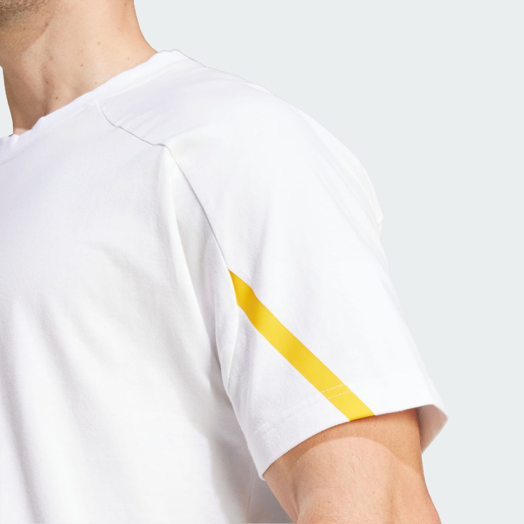 adidas LA GALAXY DESIGNED FOR GAMEDAY TRAVEL TEE - IQ0717-ADIDAS by adidas | Available at Niky's Sports