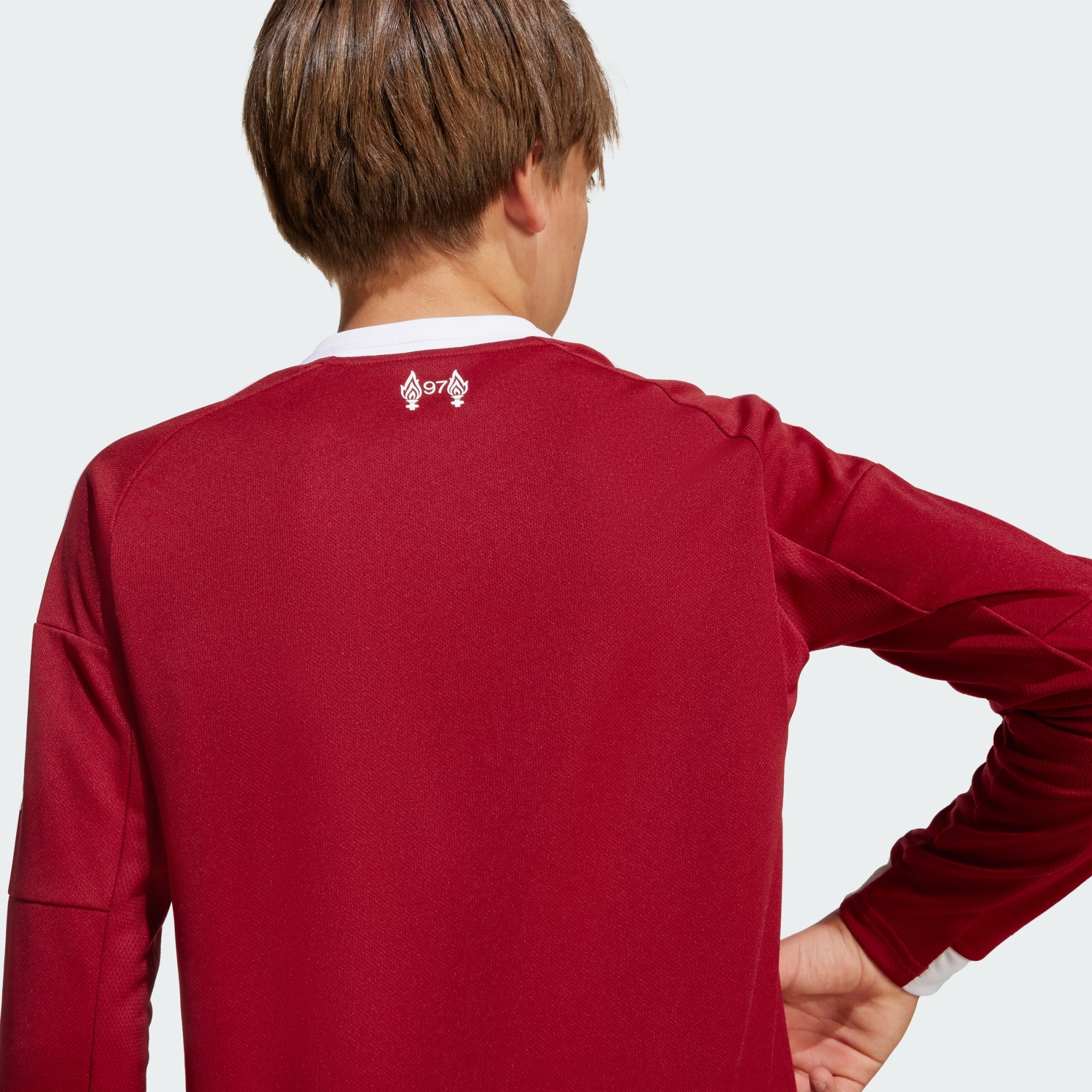 adidas Liverpool FC 25/26 Long Sleeve Home Jersey Kids - JV6437-ADIDAS by adidas | Available at Niky's Sports