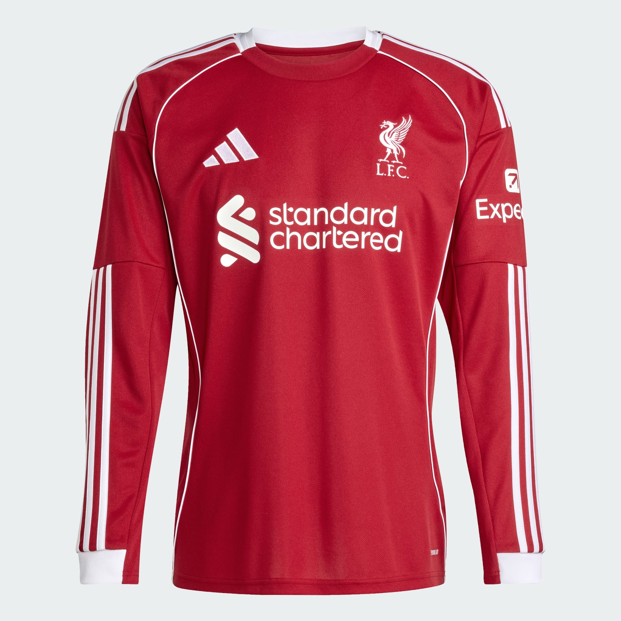 adidas Liverpool FC 25/26 Long Sleeve Home Jersey