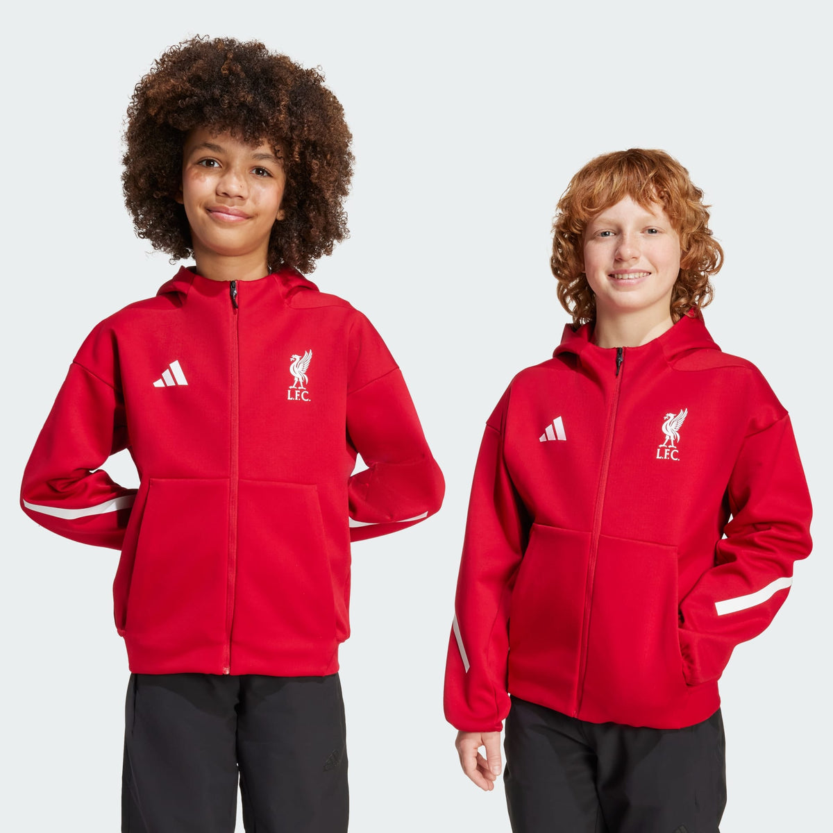 adidas Liverpool FC ADIDAS Z.N.E. Anthem Jacket Kids - JW5482-ADIDAS by adidas | Available at Niky&#39;s Sports