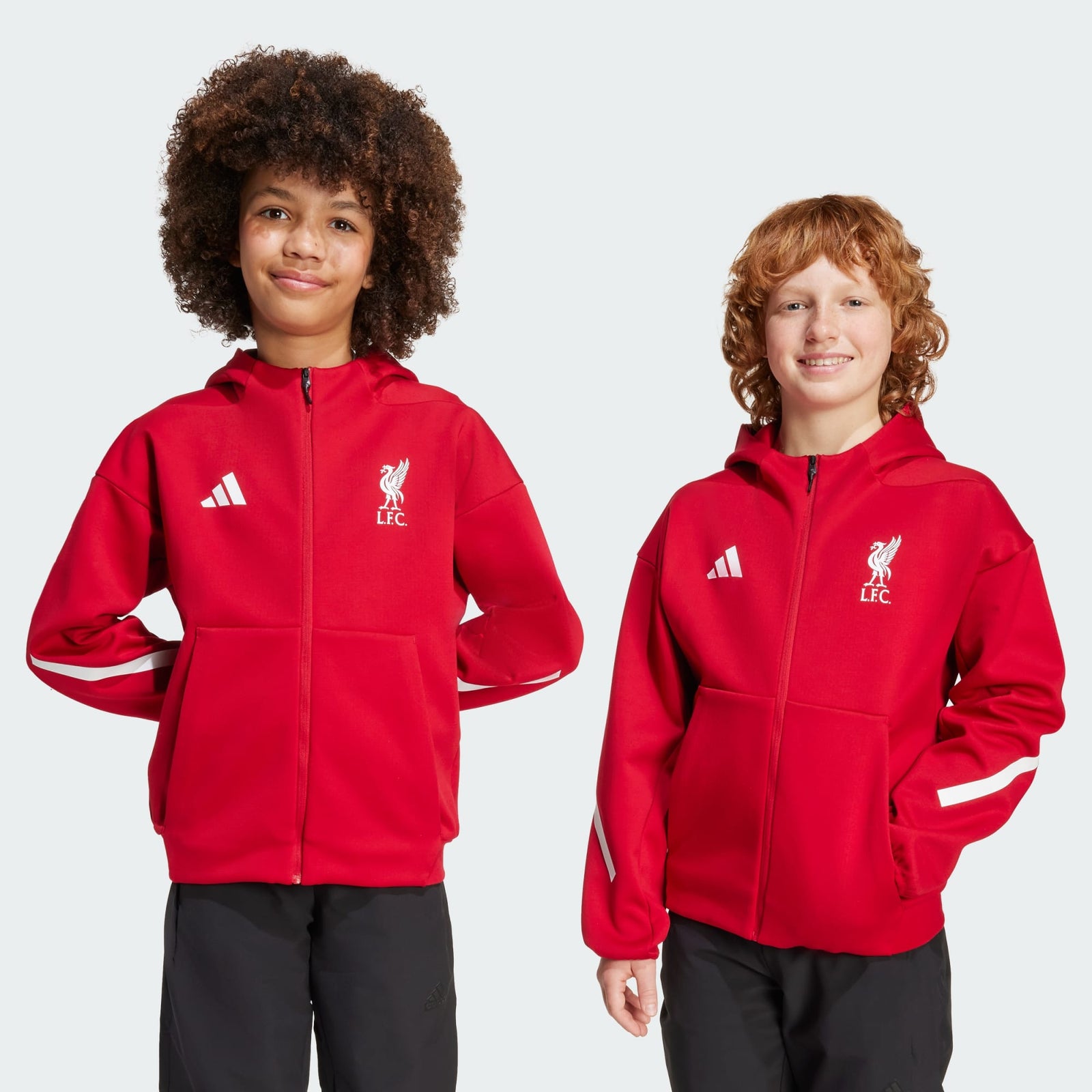 adidas Liverpool FC ADIDAS Z.N.E. Anthem Jacket Kids - JW5482-ADIDAS by adidas | Available at Niky's Sports