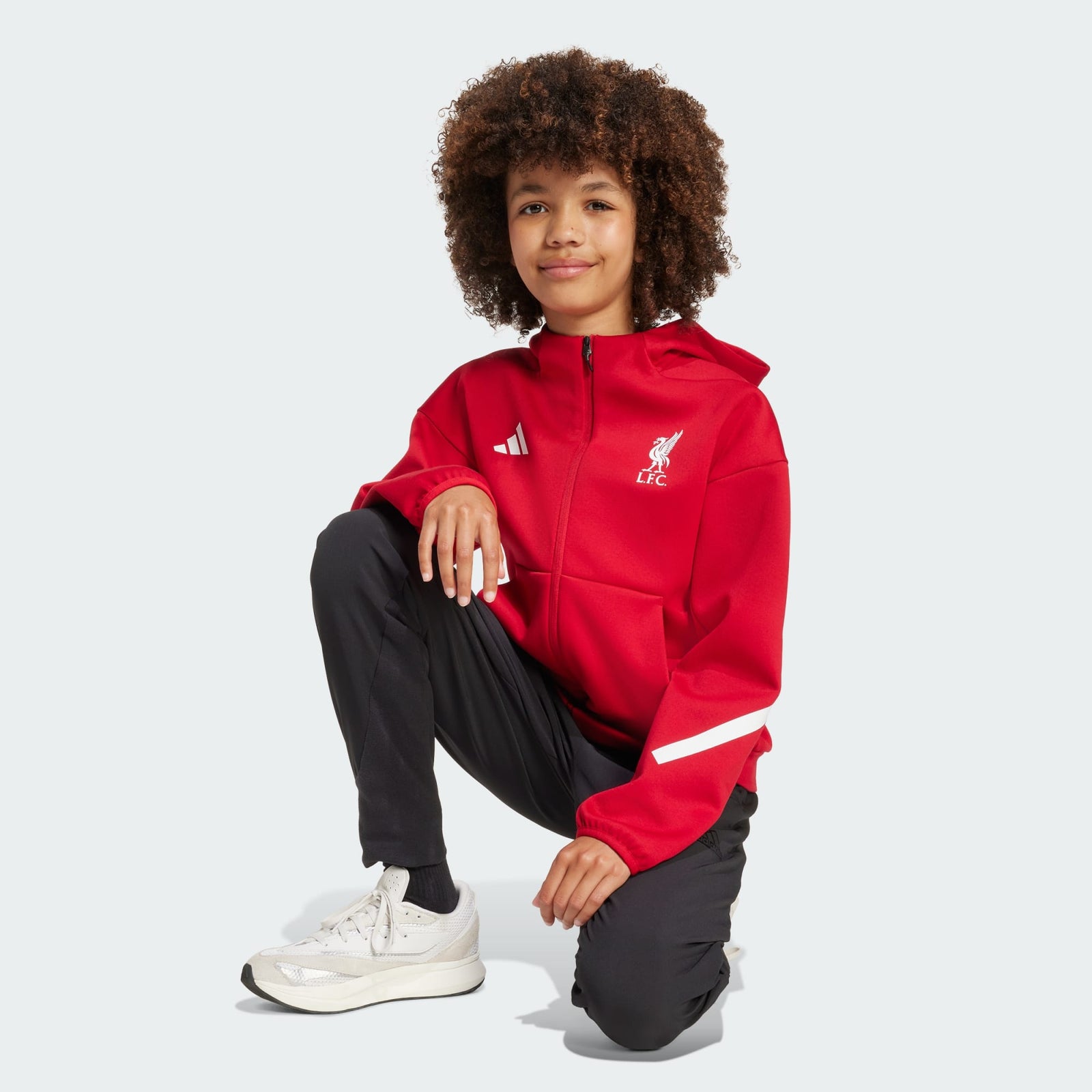 adidas Liverpool FC ADIDAS Z.N.E. Anthem Jacket Kids - JW5482-ADIDAS by adidas | Available at Niky's Sports