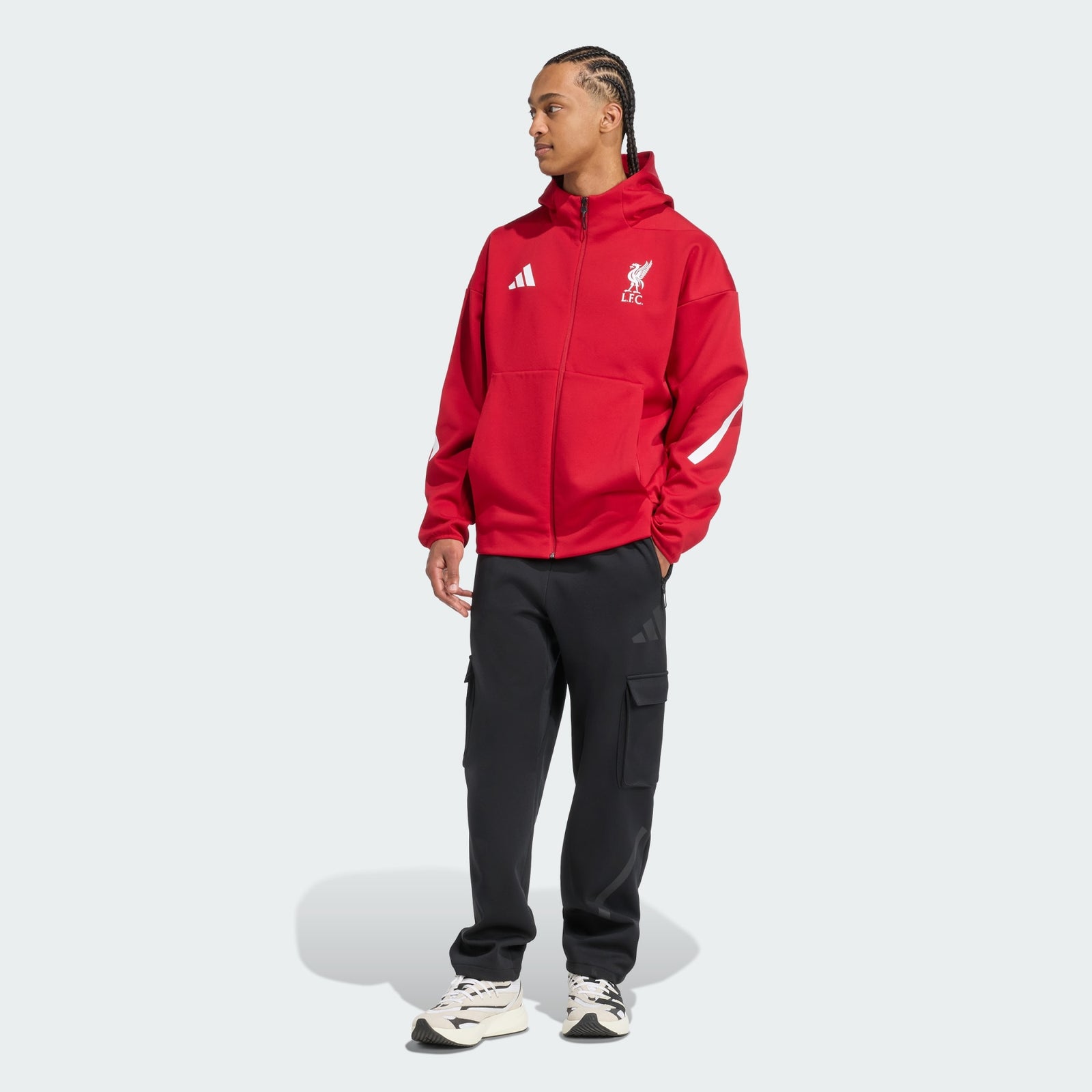 adidas Liverpool FC ADIDAS Z.N.E. Anthem Jacket - JW5484-ADIDAS by adidas | Available at Niky's Sports