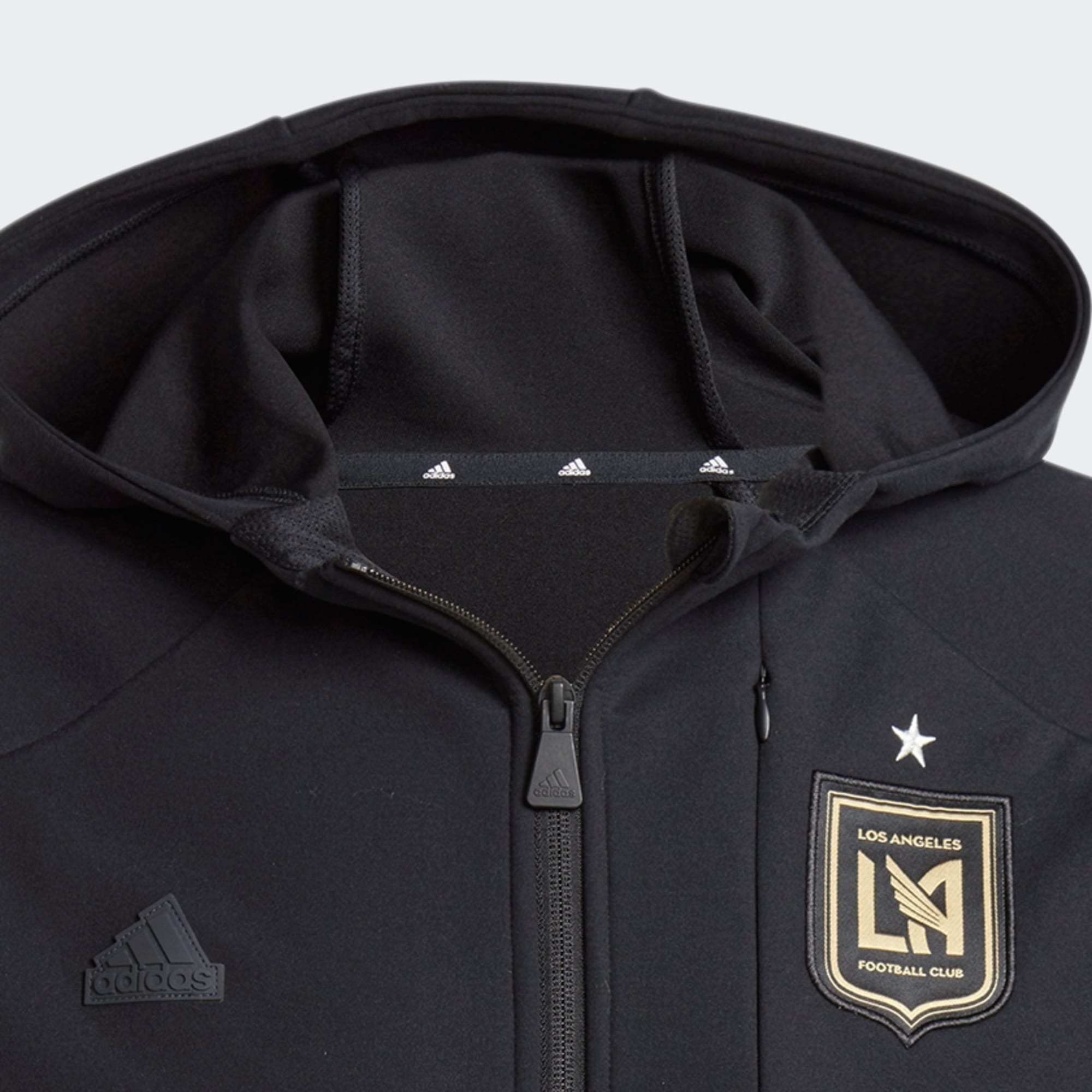 adidas LAFC ロサンゼルスFC トラックジャケット Men's LAFC adidas Black 2024 On-Field AEROREADY Full-Zip Training Top