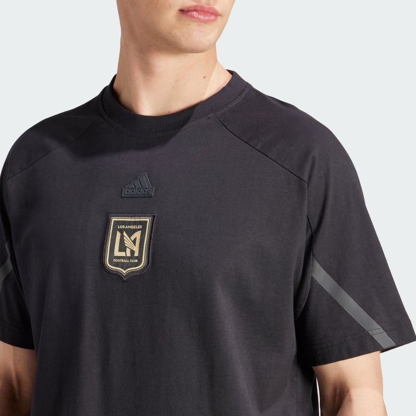 adidas LAFC DESIGNED FOR GAMEDAY TRAVEL TEE - IQ0718-ADIDAS by adidas | Available at Niky's Sports