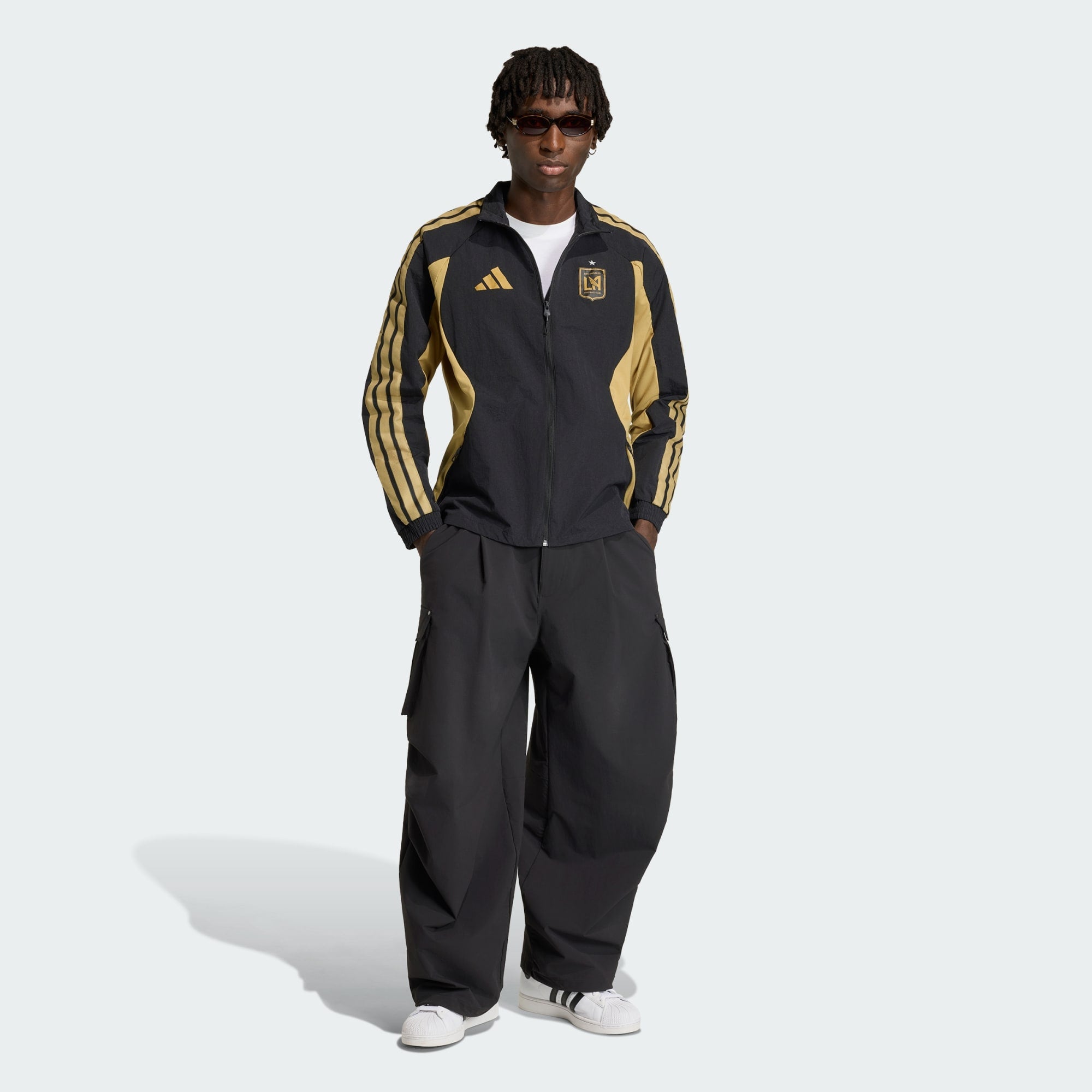 adidas Los Angeles FC Men's Anthem Jacket - KS8421-ADIDAS by adidas | Available at Niky's Sports