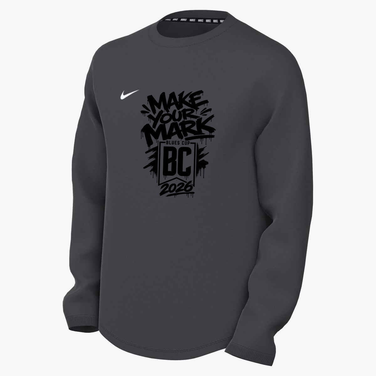 Nike SC Blues Kids' Dri-FIT Pregame Long Sleeve Crew
