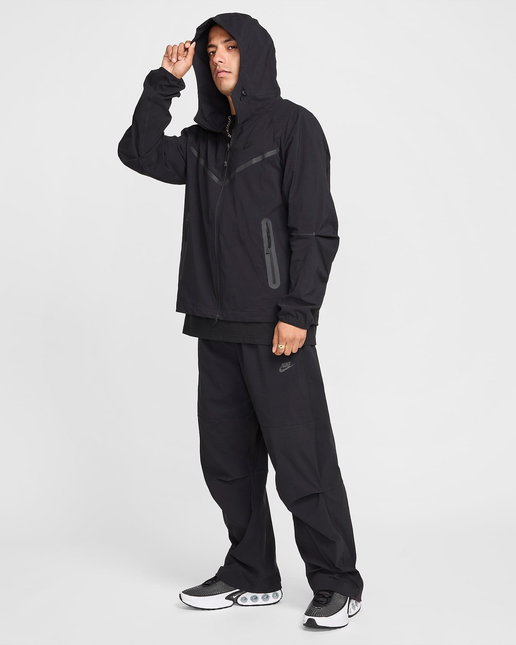 Nike Tech Men's Woven Oversized Pants - HM7158-010-NIKE by Nike | Available at Niky's Sports