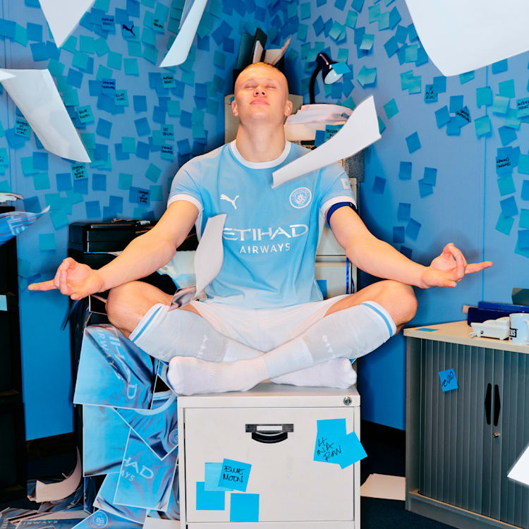 PUMA Manchester City Home Authentic Men's Soccer Jersey - 784323-01 by Puma | Available at Niky's Sports