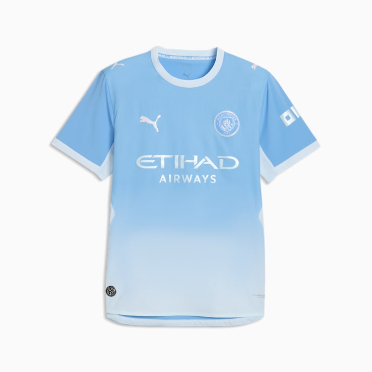 PUMA Manchester City Home Authentic Men's Soccer Jersey - 784323-01 by Puma | Available at Niky's Sports