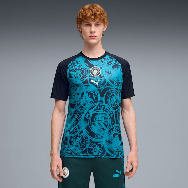 Puma Manchester City Warm Up Jersey - 785778-04-PUMA by Puma | Available at Niky's Sports