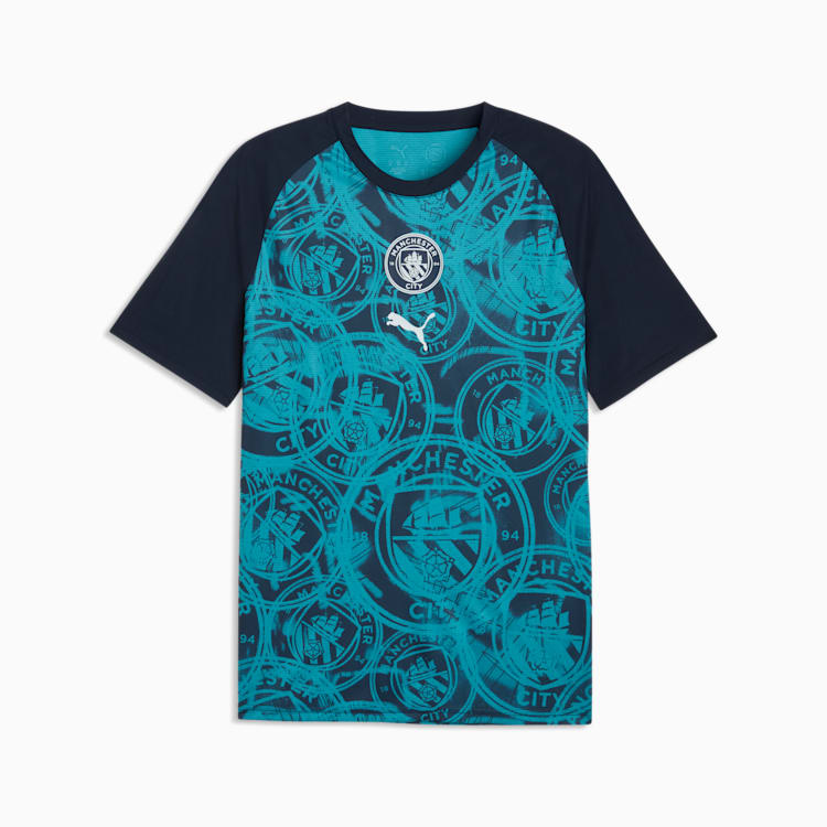 Puma Manchester City Warm Up Jersey - 785778-04-PUMA by Puma | Available at Niky's Sports