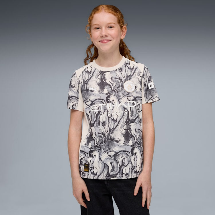 Manchester City x Year of the Horse Kid's Soccer Jersey - 785895-02-PUMA by Puma | Available at Niky's Sports