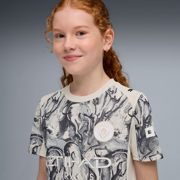 Manchester City x Year of the Horse Kid's Soccer Jersey - 785895-02-PUMA by Puma | Available at Niky's Sports