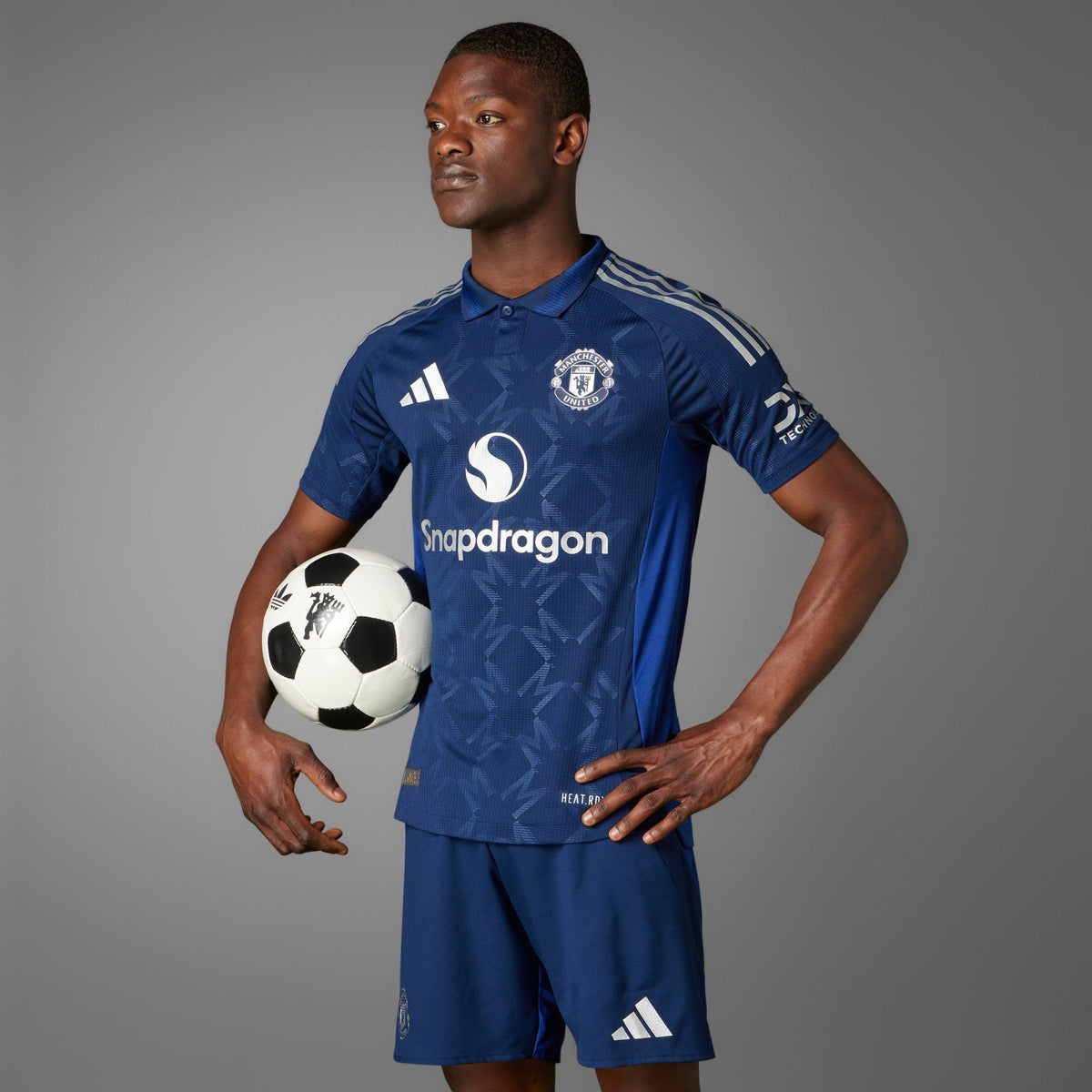 adidas MANCHESTER UNITED 24/25 MEN&#39;S AWAY AUTHENTIC JERSEY - IU1391-ADIDAS by adidas | Available at Niky&#39;s Sports