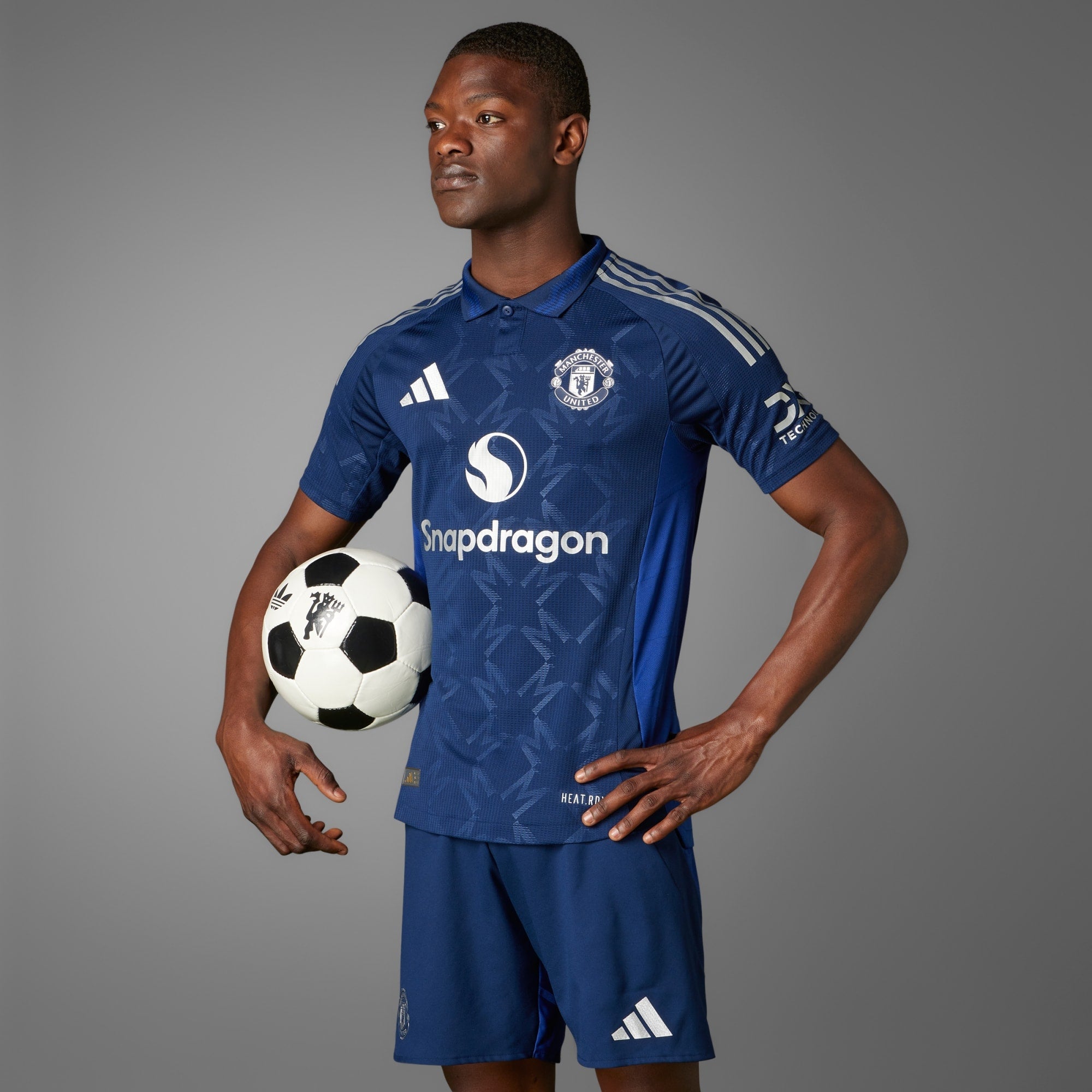 adidas MANCHESTER UNITED 24/25 MEN'S AWAY AUTHENTIC JERSEY - IU1391-ADIDAS by adidas | Available at Niky's Sports