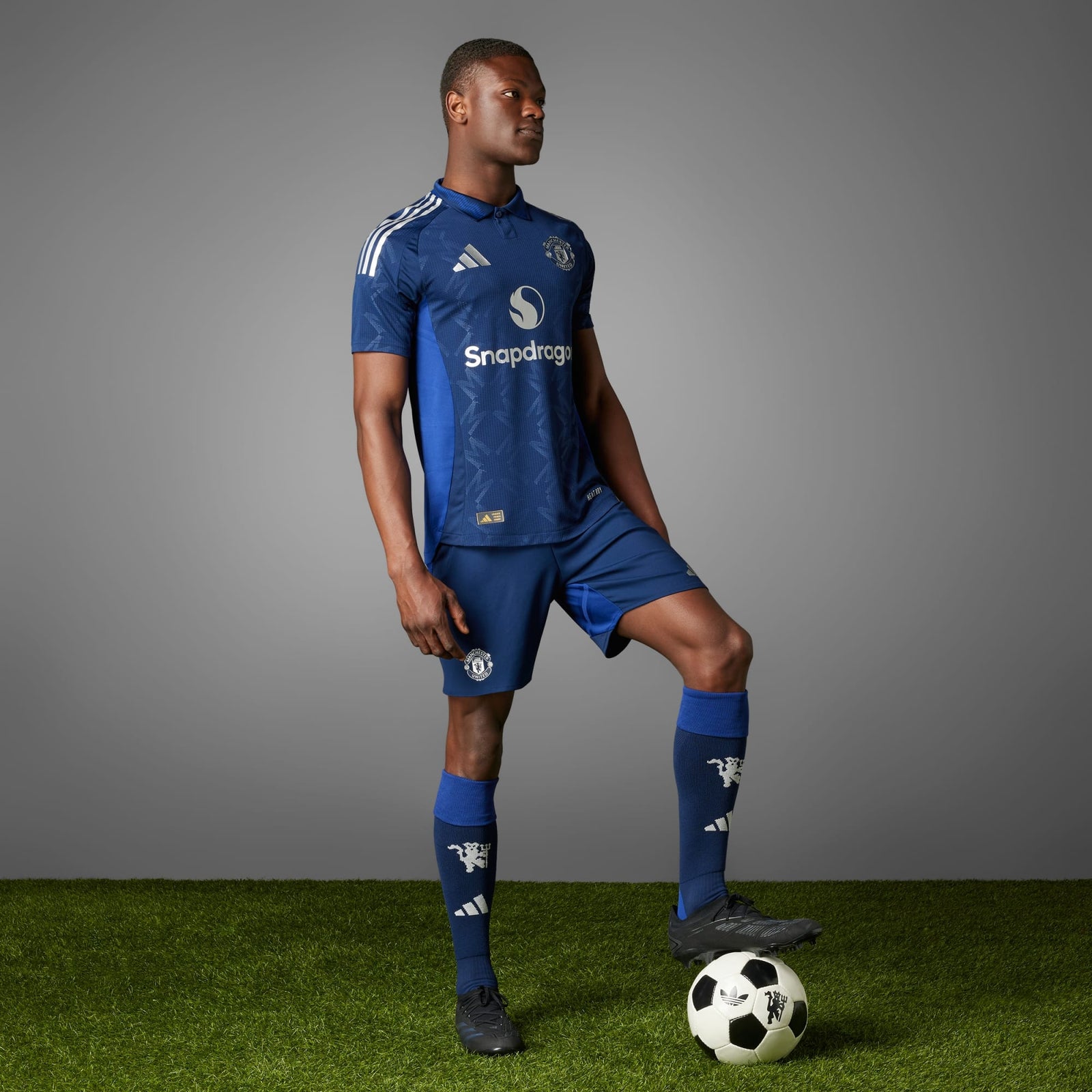 adidas MANCHESTER UNITED 24/25 MEN'S AWAY AUTHENTIC JERSEY - IU1391-ADIDAS by adidas | Available at Niky's Sports