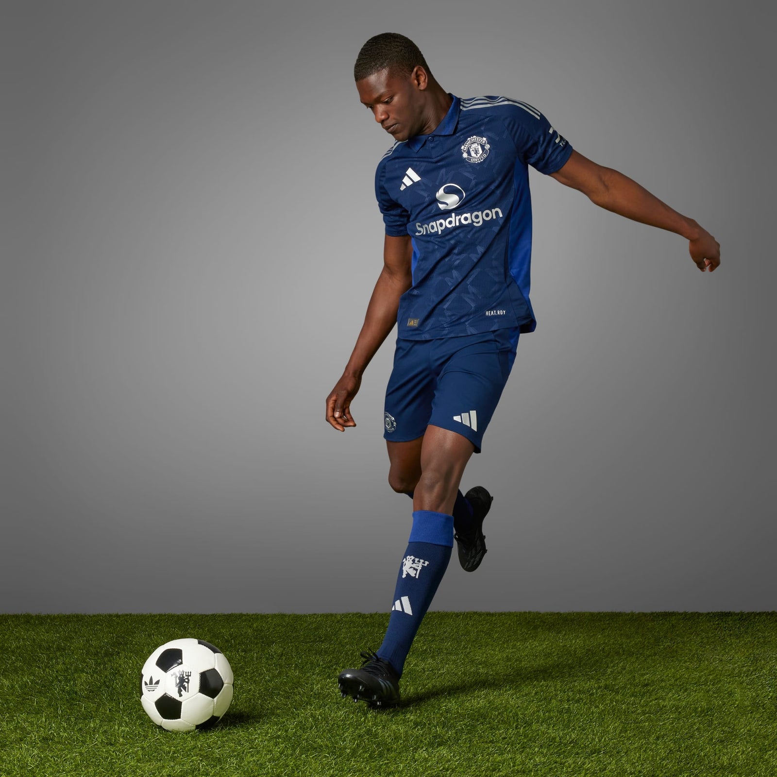 adidas MANCHESTER UNITED 24/25 MEN'S AWAY AUTHENTIC JERSEY - IU1391-ADIDAS by adidas | Available at Niky's Sports