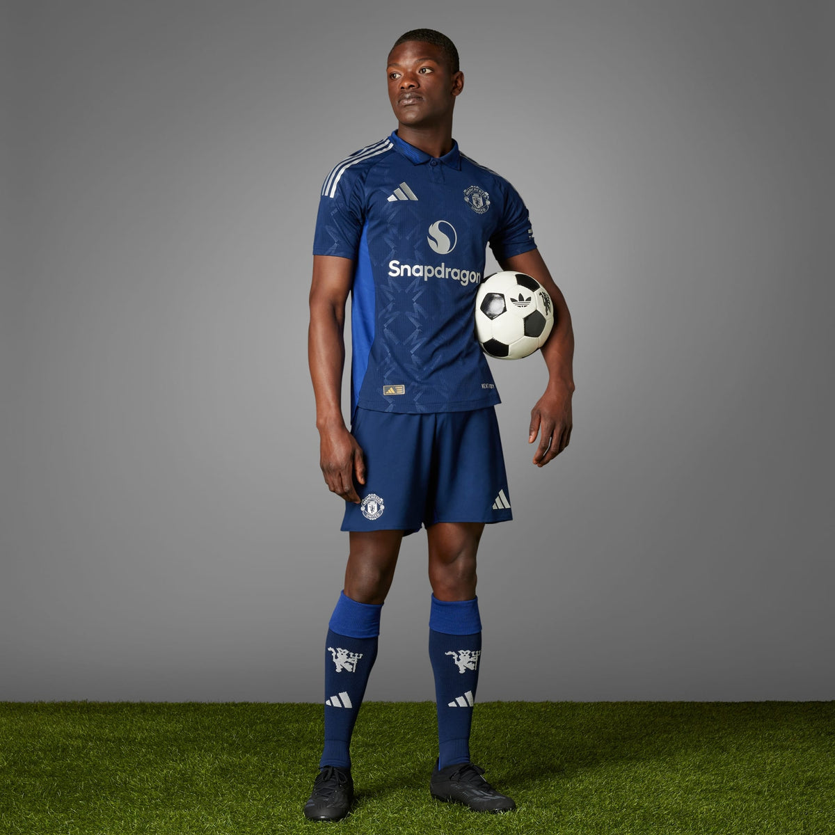 adidas MANCHESTER UNITED 24/25 MEN'S AWAY AUTHENTIC JERSEY - IU1391-ADIDAS by adidas | Available at Niky's Sports