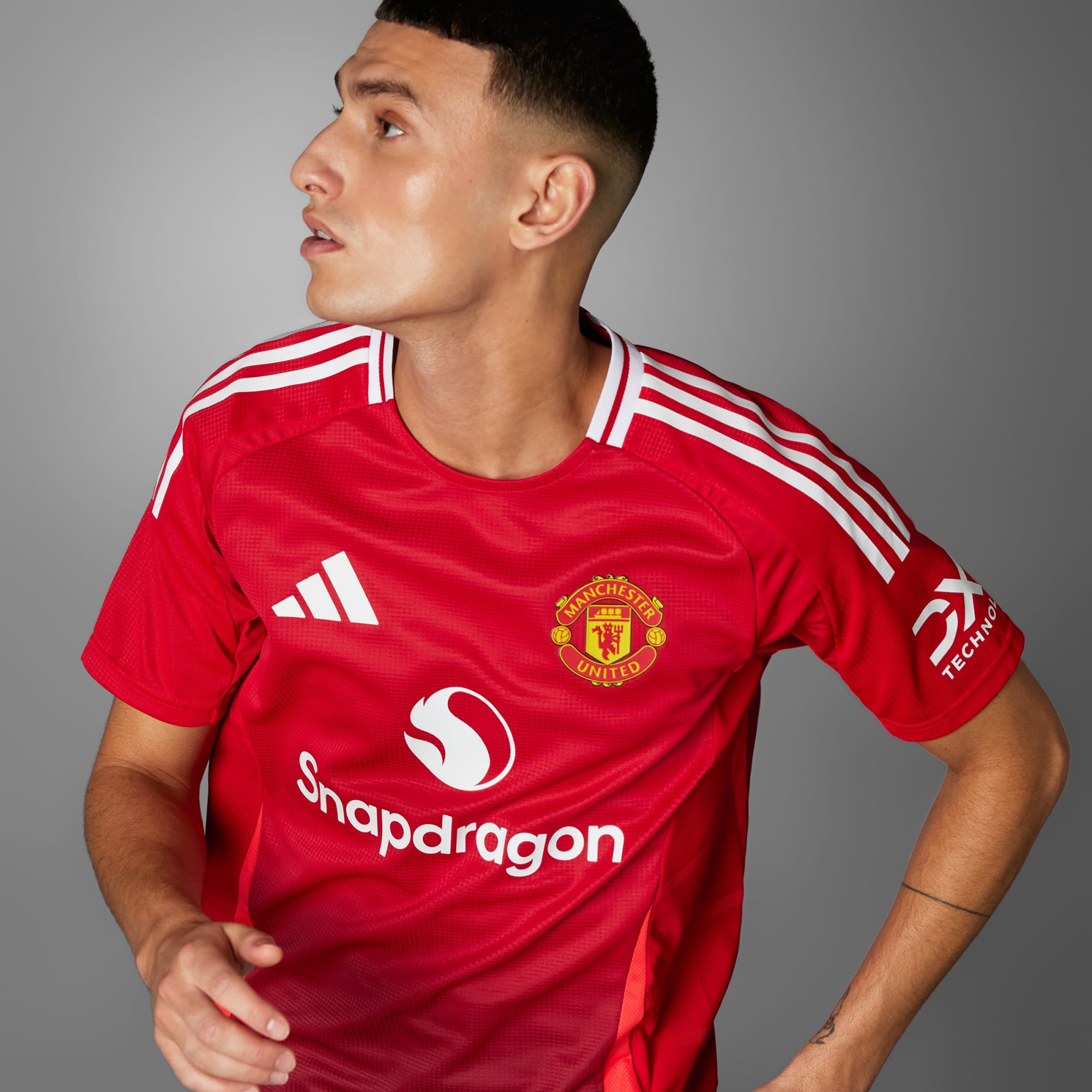 adidas MANCHESTER UNITED 24/25 MEN'S HOME AUTHENTIC JERSEY - JF1291-ADIDAS by adidas | Available at Niky's Sports